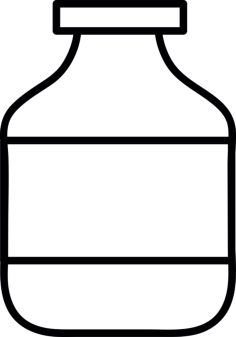 Pills Jar Tracing Svg Vector, Free Vectors File